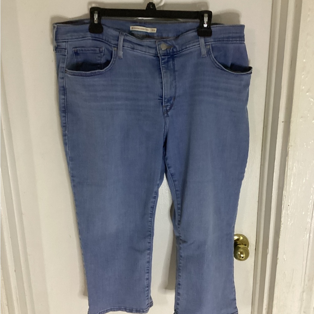 Levi’s 311 shaping skinny denim Capri pants size 18W